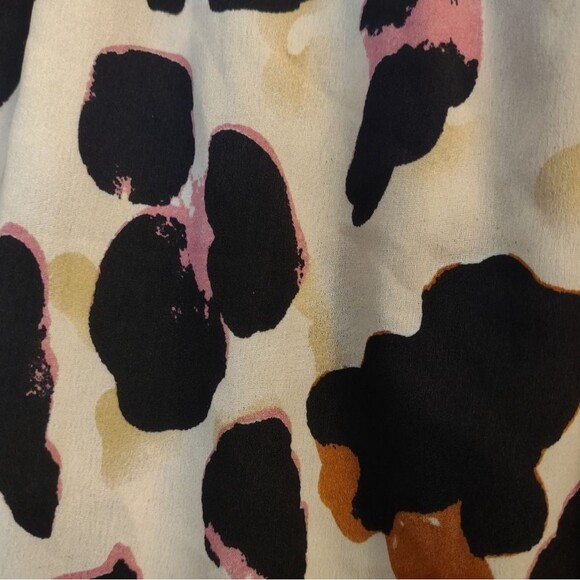 Leopard Print Tiered Ruffle Mini Skirt Size Large - Picture 6 of 11